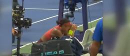 La tennista prega, anche se c'è chi lo nega