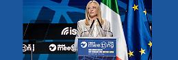 Meeting, Meloni: «Ha ragione Draghi ma l’Ue non è debole da oggi»