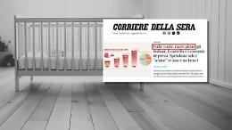«Culle vuote, cucce piene»: pure il “Corriere” ora vede la deriva antinatalista