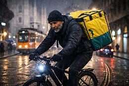 Milano corre, ma a quale prezzo? I rider invisibili e la domanda di San Tommaso