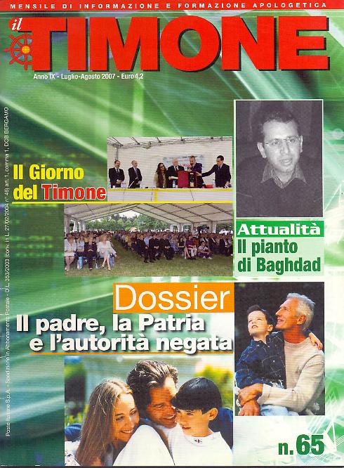 Luglio/Agosto 2007 - Timone n. 65