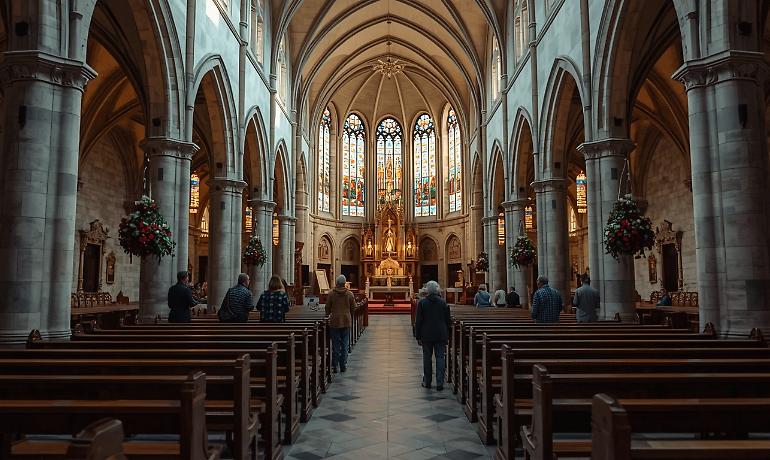 CHIESA, POCHI FEDELI