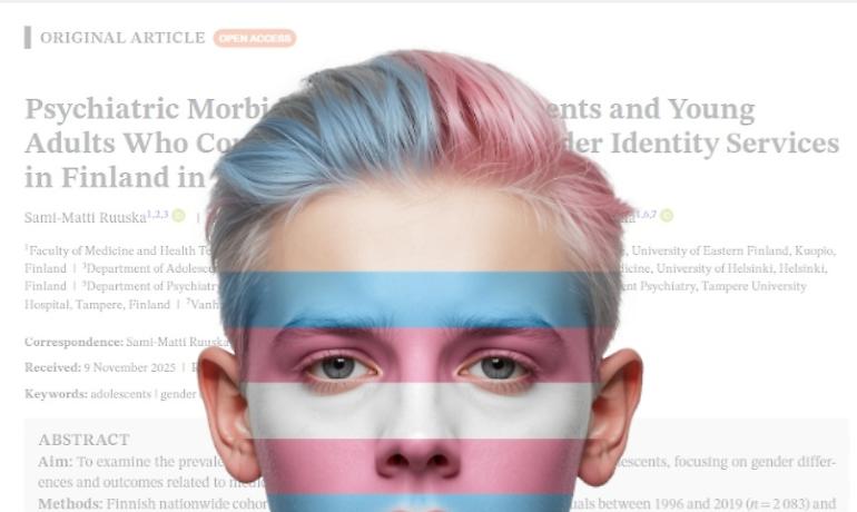 ADOLESCENTI, FINLANDIA, COMOBRILITA' PSICHICA, DISFORIA GENERE