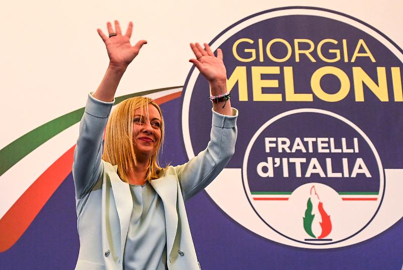ELEZIONI POLITICHE 2022 COMITATO ELETTORALE GIORGIA MELONI FRATELLI D’ITALIA HOTEL PARCO DEI PRINCIPI