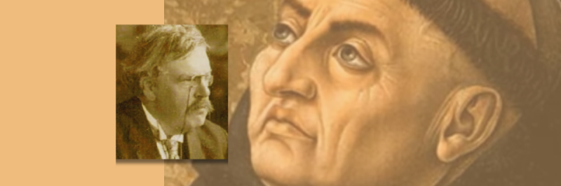 Chesterton e San Tommaso d'Aquino