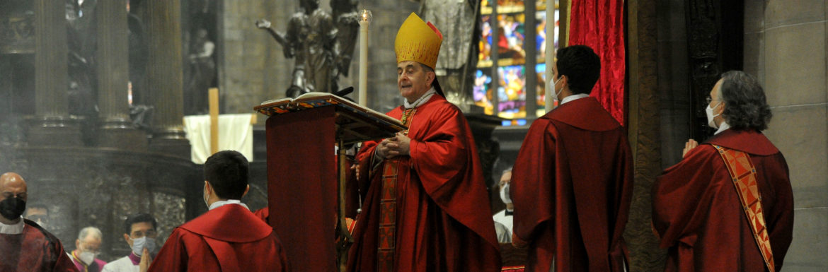 L’arcivescovo di Milano annuncia un rosario per la pioggia. Che arriva subito