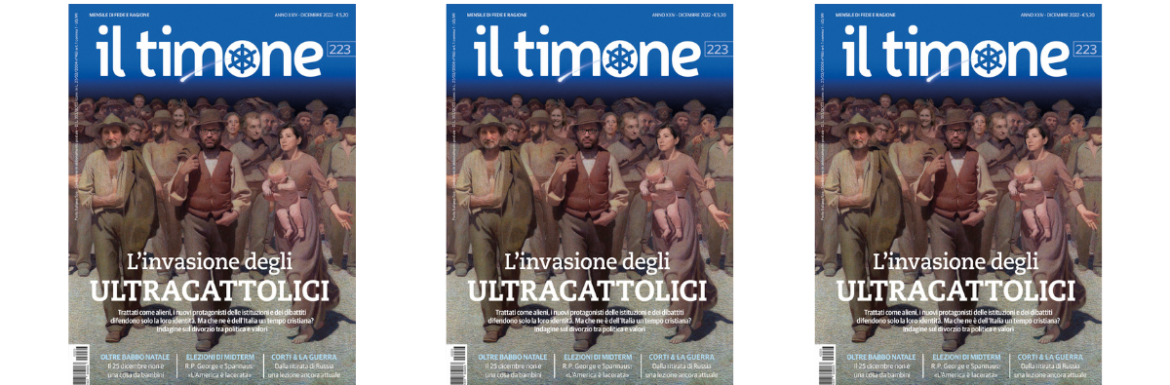L’invasione degli «ultracattolici» sul nuovo Timone