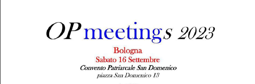 Op-meetings 2023 a Bologna