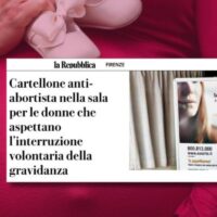 Firenze, un cartello per le mamme in difficoltà secondo «Repubblica» le fa svenire